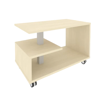 First Стол журнальный на колесах KSM-1 Клен 900*500*580
