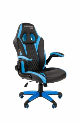Геймерское кресло Chairman game 15 голубой