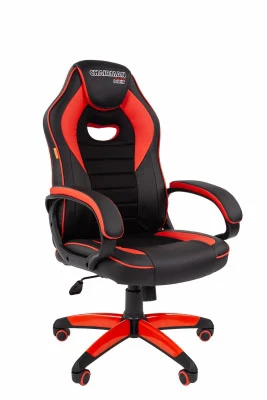 Геймерское кресло Chairman game 16 черный/красный