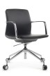 Кресло для персонала Riva Design Chair FK004-B12 черная кожа