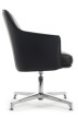 Конференц-кресло Riva Design Chair Rosso-ST C1918 черная кожа - 2