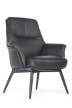 Конференц-кресло Riva Design Batisto ST C2018 черная кожа
