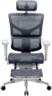 Кресло для руководителя Expert SAIL серая сетка с подножкой RSAM01-G-GY - 1
