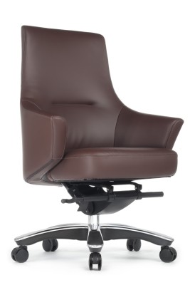 Кресло для персонала Riva Design Jotto B1904 коричневая кожа