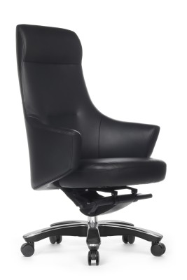 Кресло для руководителя Riva Design Jotto A1904 черная кожа